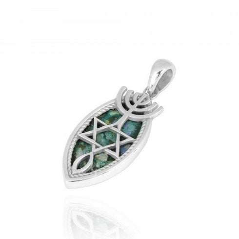 Grafted In Roman Glass Pendant (Small)